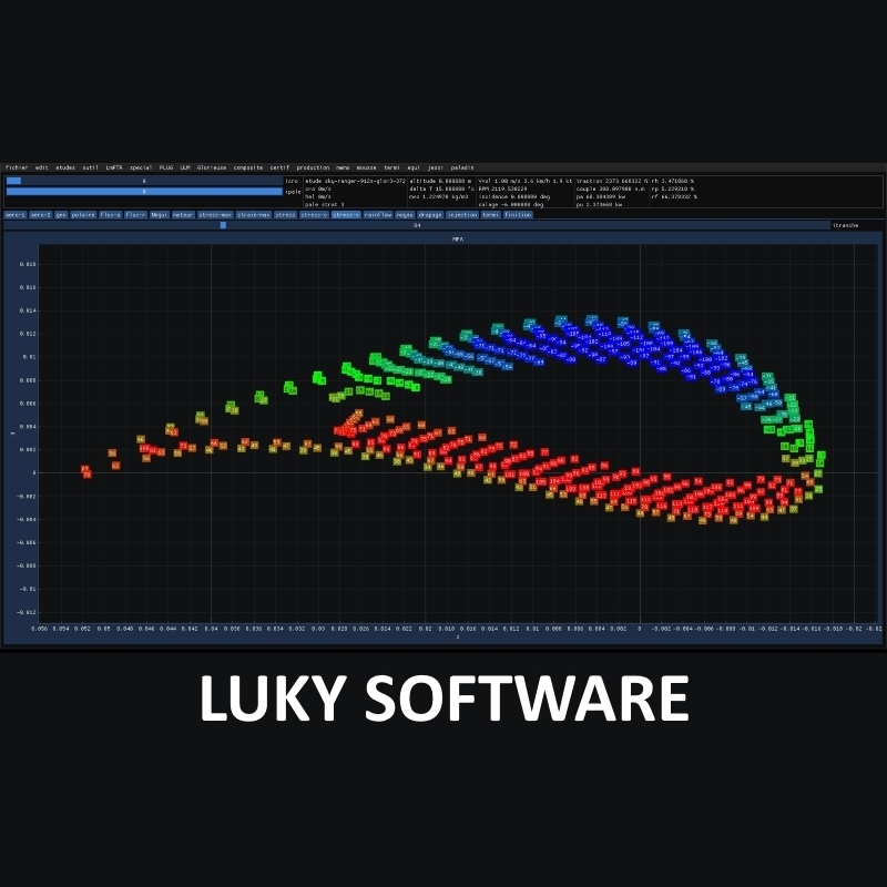 LUKY propeller design software EPROPS CarbonTitanium Propellers for