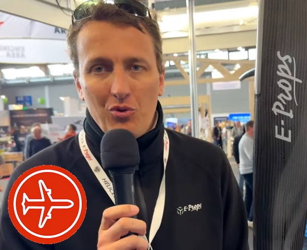 Easy2Fly TV show interview EProps at AERO 2024 EPROPS Carbon